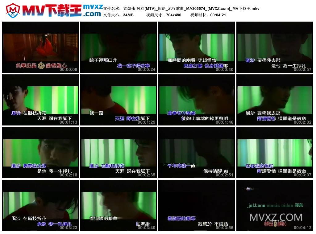 梁朝伟-风沙(MTV)_国语_流行歌曲_MA305574